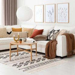 Veke Kaiku Puuvillamatto 80x150 Cm Luonnonväri/musta 10 Veke Kaiku Puuvillamatto 80x150 Cm Luonnonväri/musta -4Living Store kaiku puuvillamatto web 6