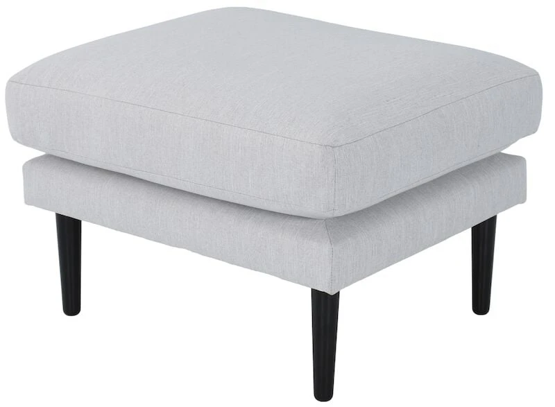 Veke Kajo Rahi 70x60 Cm Vaaleanharmaa Melva 83 Kangas, Mustat Jalat 1 Veke Kajo Rahi 70x60 Cm Vaaleanharmaa Melva 83 Kangas, Mustat Jalat