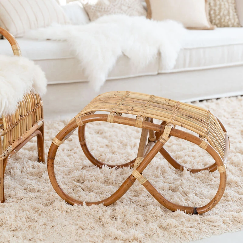 Veke Korte Rahi Luonnonväri Rottinki 2 Veke Korte Rahi Luonnonväri Rottinki - Image 2