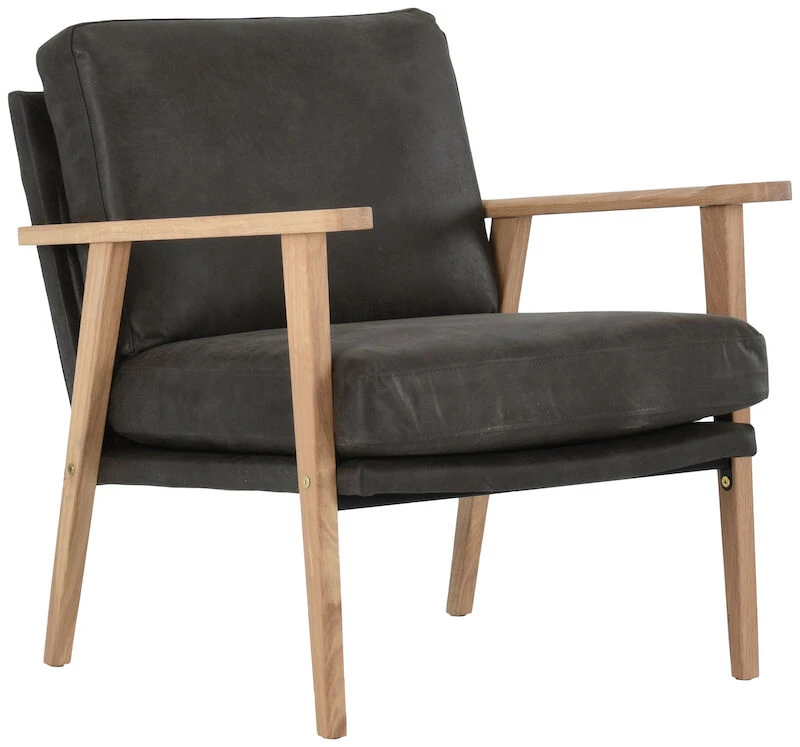 Veke Airy Nojatuoli Musta Colorado 01, Valkaistu Tammi 2 Veke Airy Nojatuoli Musta Colorado 01, Valkaistu Tammi - Image 2