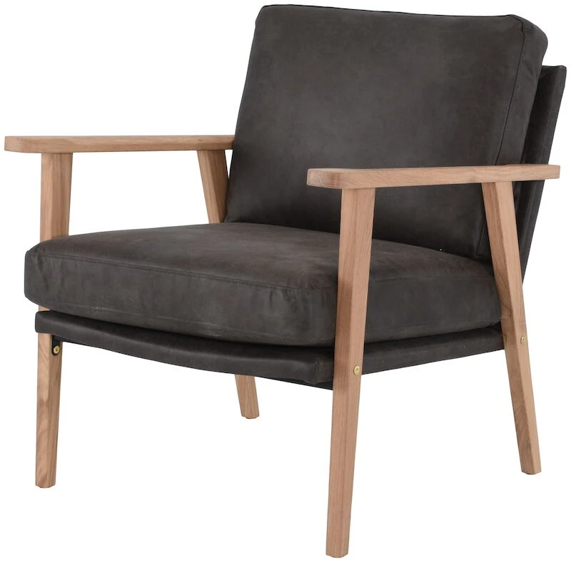 Veke Airy Nojatuoli Musta Colorado 01, Valkaistu Tammi 3 Veke Airy Nojatuoli Musta Colorado 01, Valkaistu Tammi - Image 3