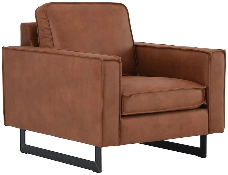 Veke Macho Nojatuoli Konjakki Kentucky 9, Mustat Jalat 5 Veke Macho Nojatuoli Konjakki Kentucky 9, Mustat Jalat - Image 5