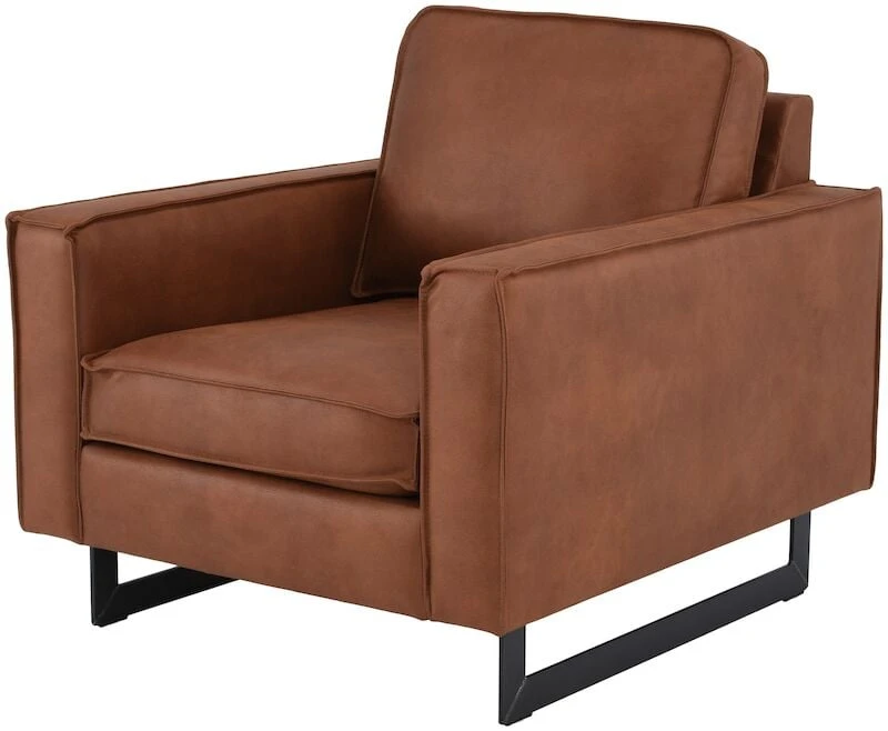 Veke Macho Nojatuoli Konjakki Kentucky 9, Mustat Jalat 1 Veke Macho Nojatuoli Konjakki Kentucky 9, Mustat Jalat