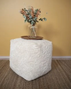 Mattokymppi Momo Rahi 40x40x40 Cm Luonnonvalkoinen -4Living Store momo rahi 40x40x40 luonnonvalkoinen