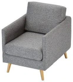 Veke Nex Nojatuoli Harmaa Rocco Kangas 281 Tammi Jalat