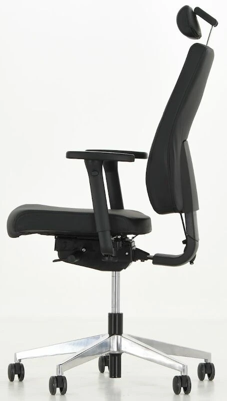 Veke Office 50 Työtuoli Musta Nahka 5 Veke Office 50 Työtuoli Musta Nahka - Image 5