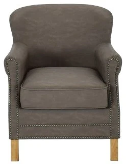 Veke Oscar Nojatuoli Harmaa Nevada 26 Tekstiilinahka Niiteillä