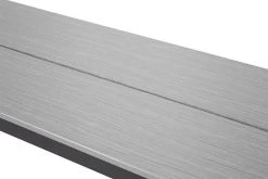 Outfit Martinus Penkki 180x36 Cm Musta Alumiini/harmaa Polywood