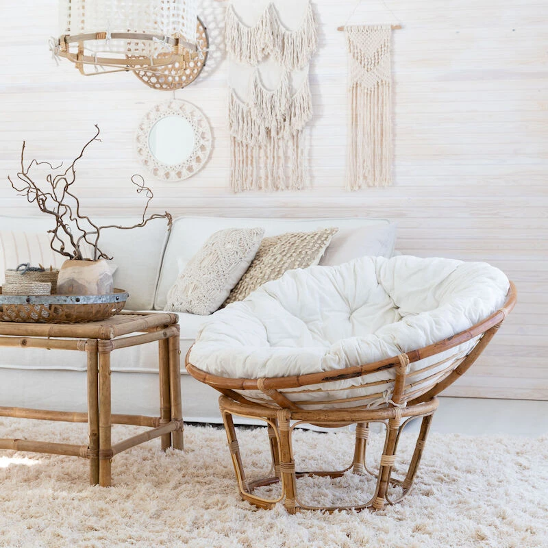 Veke Pesä Korituoli Luonnonväri Rottinki, Ilman Pehmustetta 3 Veke Pesä Korituoli Luonnonväri Rottinki, Ilman Pehmustetta - Image 3