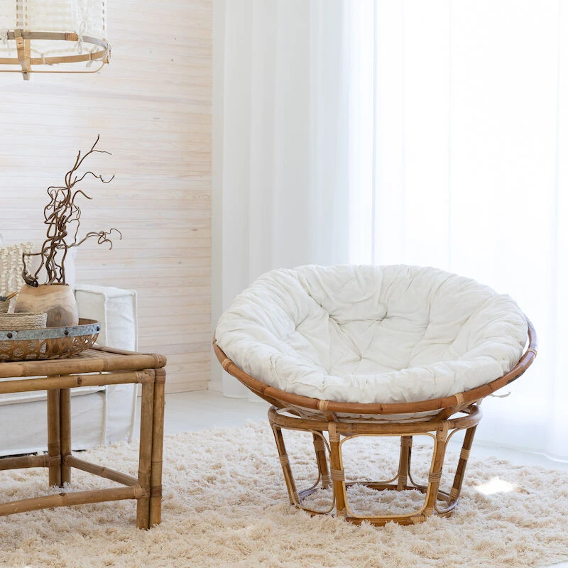 Veke Pesä Korituoli Luonnonväri Rottinki, Ilman Pehmustetta 2 Veke Pesä Korituoli Luonnonväri Rottinki, Ilman Pehmustetta - Image 2