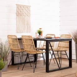 Veke Pyry Rottinkituoli Luonnonväri/musta -4Living Store pyry rottinkituoli