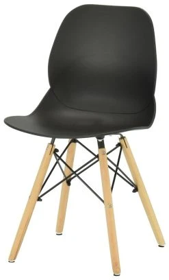 Veke Rana Tuoli Musta/luonnonväri -4Living Store rana tuoli musta kuva1 1