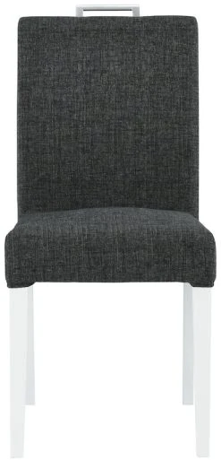 Veke Riina Tuoli, Valkoiset Jalat, Rubin 9 Mustaharmaa -4Living Store riinatuoli mustaharmaa2