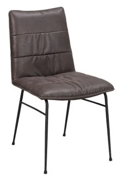 Rowico Bayland Tuoli Tumman Ruskea Kangas/mustat Metalli Jalat