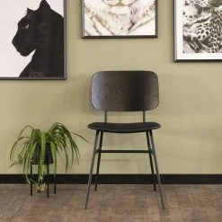 Rowico Brent Tuoli Musta -4Living Store rowico brent tuoli musta