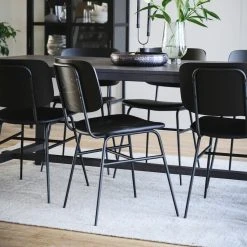 Rowico Brent Tuoli Musta -4Living Store rowico brent tuoli musta3