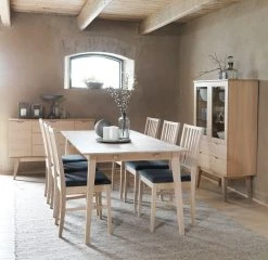 Rowico Filippa Tuoli öljytty Tammi/harmaa -4Living Store rowico filippa tuoli veke