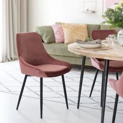 Rowico Sierra Tuoli, Sininen Kangasverhoilu -4Living Store rowico sierra samettituoli roosa web