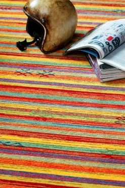 Narma Liiva Kaksipuolinen Puuvillamatto Monivärinen 70x140 Cm -4Living Store s sw2 liiva multi int detail side1 kopio