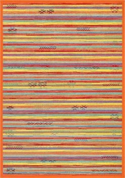 Narma Liiva Kaksipuolinen Puuvillamatto Monivärinen 70x140 Cm -4Living Store s sw2 liiva multi side1 kopio