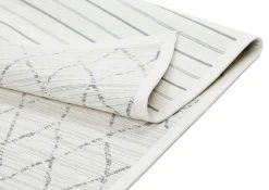 Narma Vao Kaksipuolinen Puuvillamatto Valkoinen 70x140 Cm -4Living Store s sw2 vao white detail turn perspective 1