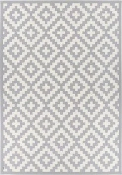 Narma Viki Kaksipuolinen Puuvillamatto Hopea 100x160 Cm -4Living Store s sw2 viki silver side1 1