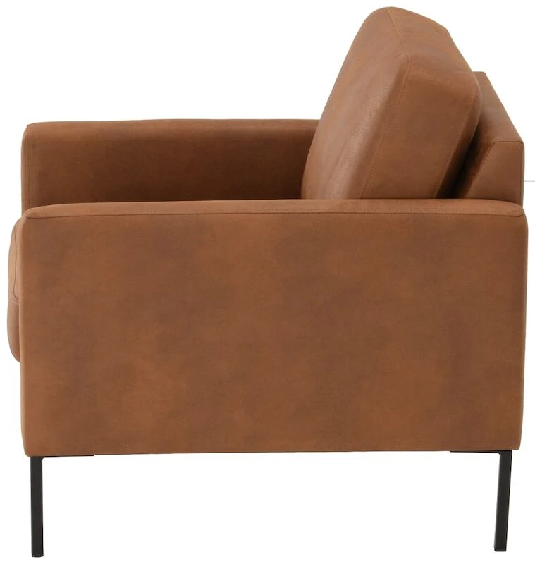 Veke Saarni Air Nojatuoli Ruskea Kentucky 9 Bonded Nahka, Jalat KI-2 Musta 2 Veke Saarni Air Nojatuoli Ruskea Kentucky 9 Bonded Nahka, Jalat KI-2 Musta - Image 2