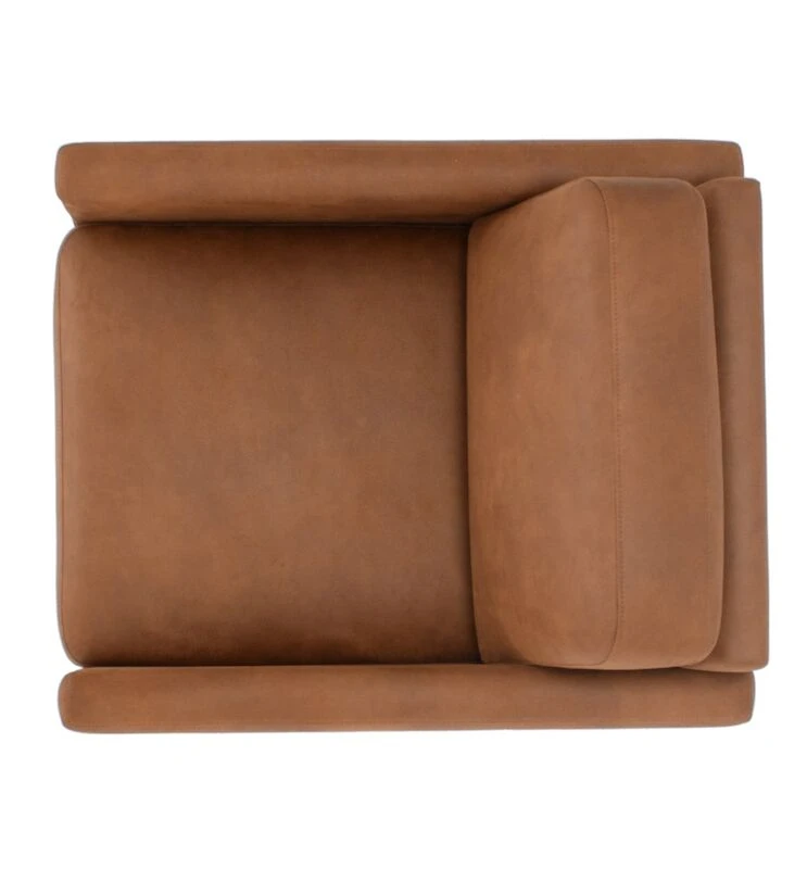 Veke Saarni Air Nojatuoli Ruskea Kentucky 9 Bonded Nahka, Jalat KI-2 Musta 5 Veke Saarni Air Nojatuoli Ruskea Kentucky 9 Bonded Nahka, Jalat KI-2 Musta - Image 5