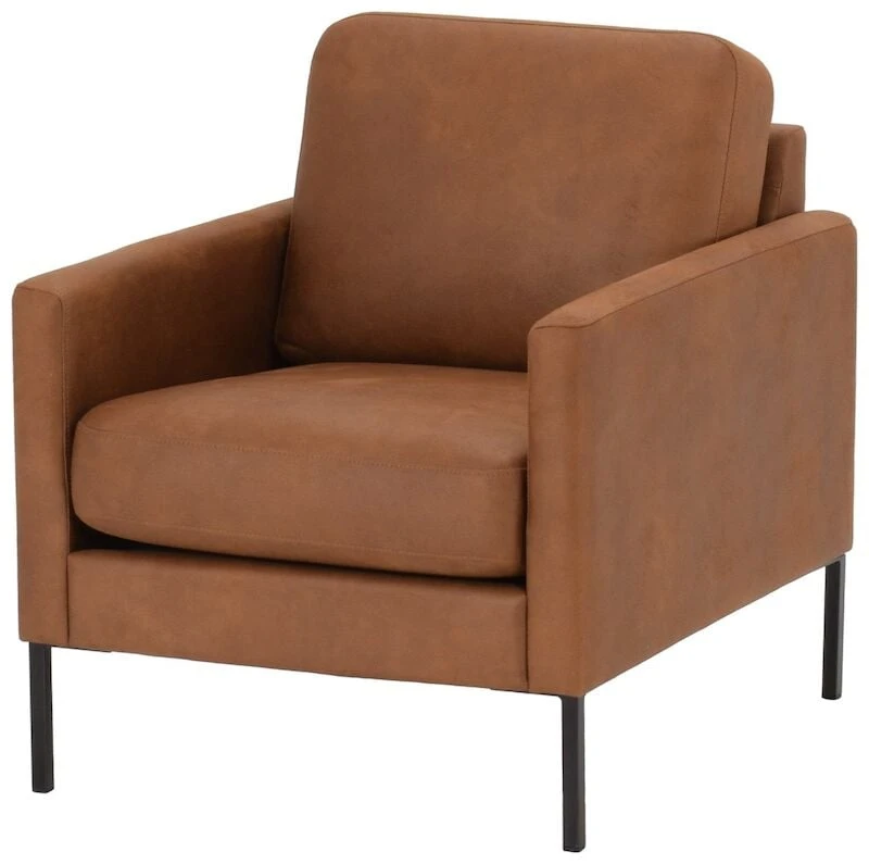 Veke Saarni Air Nojatuoli Ruskea Kentucky 9 Bonded Nahka, Jalat KI-2 Musta 6 Veke Saarni Air Nojatuoli Ruskea Kentucky 9 Bonded Nahka, Jalat KI-2 Musta - Image 6