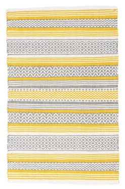 Mattokymppi Suvi Puuvillamatto 140x200 Cm Beige -4Living Store suvi keltainen