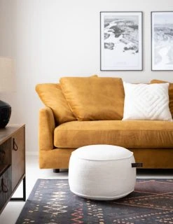 Veke Terho Pyöreä Rahi Ø50 Cm Valkoinen