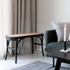 Veke Wienberg Penkki 90 Musta/luonnonväri 9 Veke Wienberg Penkki 90 Musta/luonnonväri -4Living Store wienberg penkki web